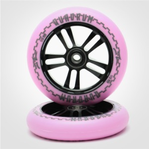 AO 쿼드럼 110mm 바퀴 핑크 2개 1세트 / 스턴트스쿠터 바퀴